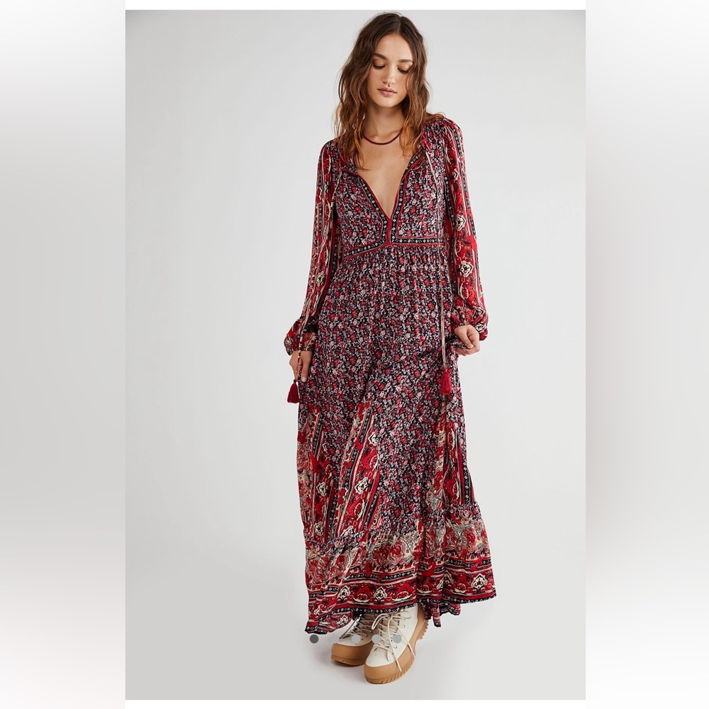 Free People Happy Feelings Dress in Night Combo